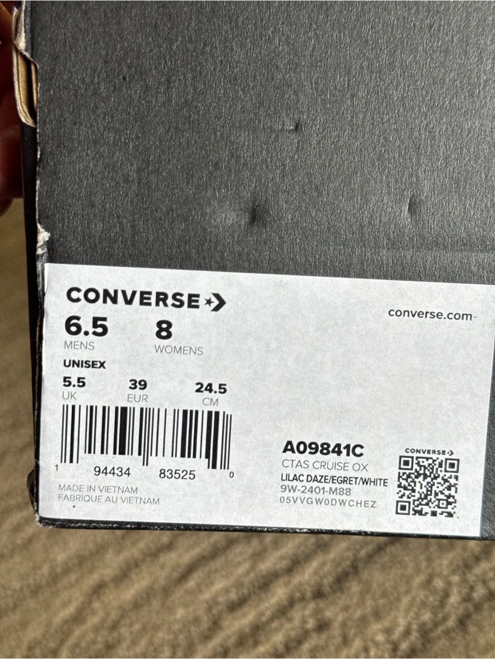 Converse Lilac Daze CTAS Cruise Ox Box - Picture 3 of 5